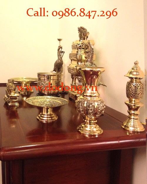 Đỉnh đồng trang trí bàn thờ nhà chung cư - Time city