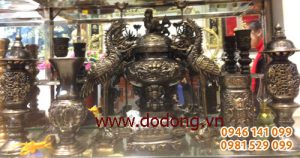 Chọn bộ đồ thờ đồng dapha hun màu số 2,3 đồ thờ đồng cao cấp