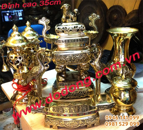 BỘ ĐỈNH ĐỒNG SỐ 1 VUÔNG QUẢ ĐÀO