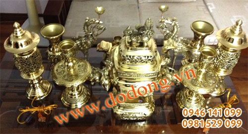 Bộ đỉnh đồng 45cm