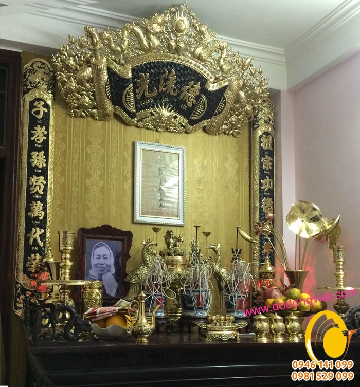 mẫu bàn thờ gia tiên đẹp