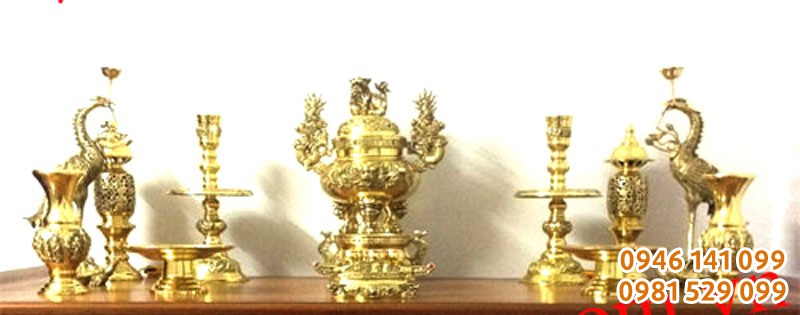 Đỉnh gia tiên đài loan đẹp cao 50cm phù hợp bàn thờ 81x179cm, 81x197cm