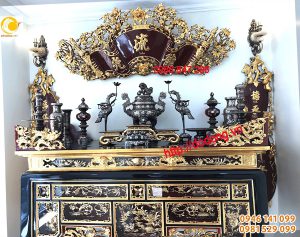 Hướng dẫn bày đỉnh thờ ngũ sắc trên bàn thờ gia tiên