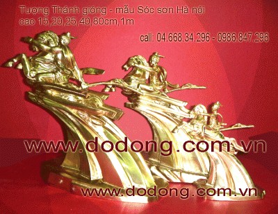 Tượng thánh gióng đúc đồng mẫu chuẩn Hải Phòng Đúc đồng