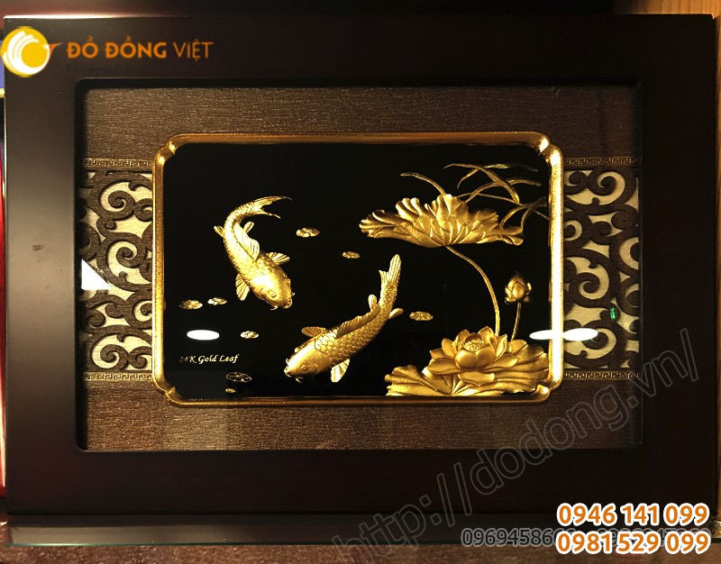 Song ngư quần tụ, mang lại vinh hoa phú quý