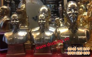 Đúc tượng Bác hồ thu nhỏ 17cm quà đại hội