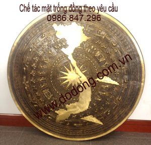Nhận chế tác mặt trống đồng phong thủy Trống phong thủy