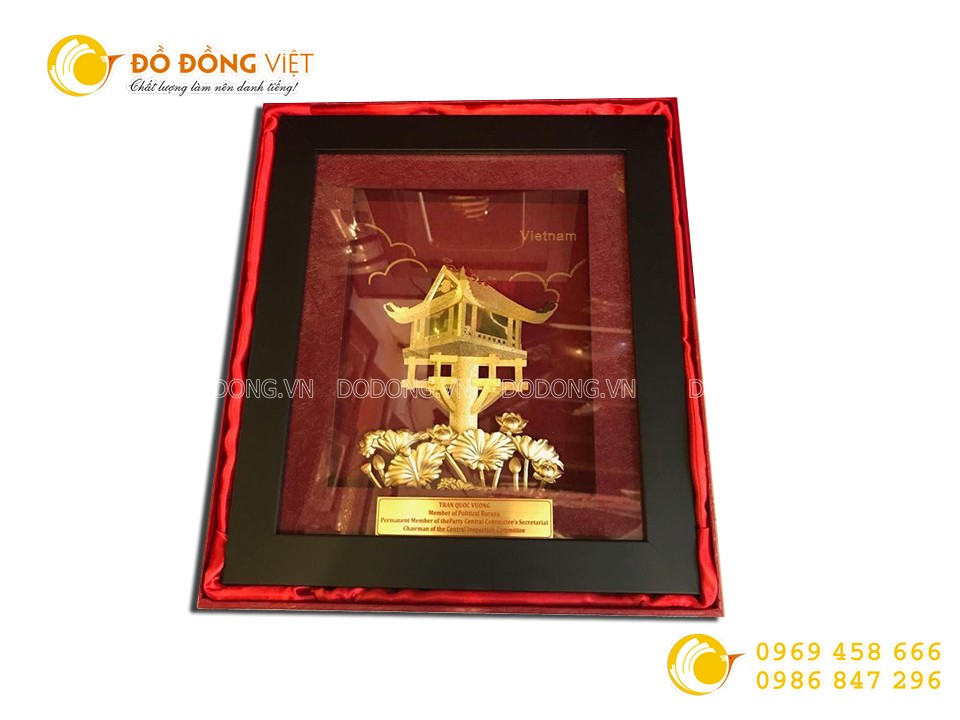 chùa một cột bằng đồng