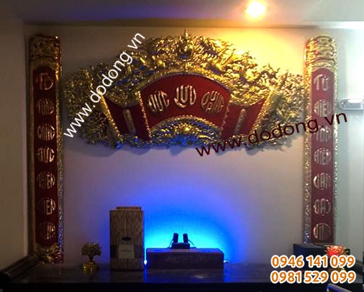 cuốn thư đồng thư pháp 135cm
