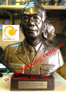 Tượng đồng đúc chân dung Võ nguyên giáp tượng đồng