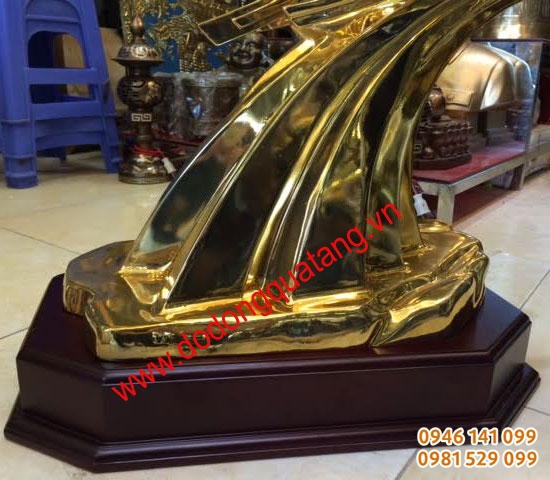 Tượng thánh gióng mạ vàng 36cm,60cm tại Hải Phòng