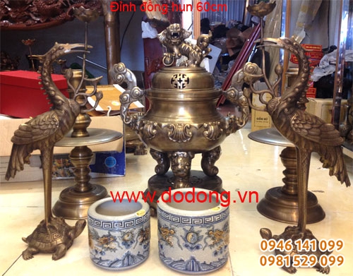 đỉnh đại bái đúc liền thờ cúng gia đình