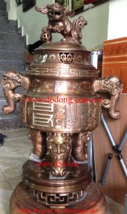 Đồ đồng trang trí nội thất cao cấp đồng ngũ sắc
