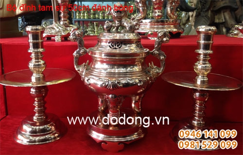 Đỉnh đại bái đúc liền tai 60cm
