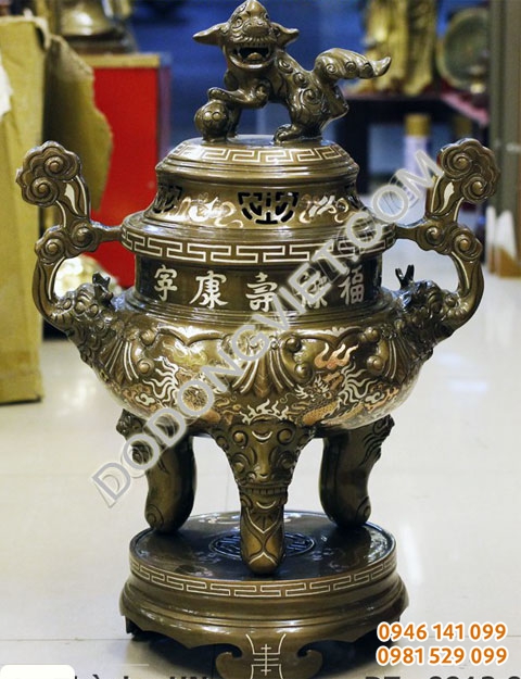 đỉnh đồng tam khí cao cấp