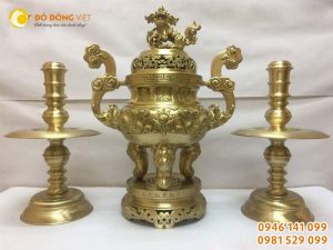 Đỉnh đồng song long, đỉnh thờ cúng gia đình