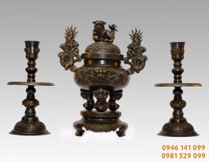 Bộ đỉnh tam sư đồng dapha hun màu số 5