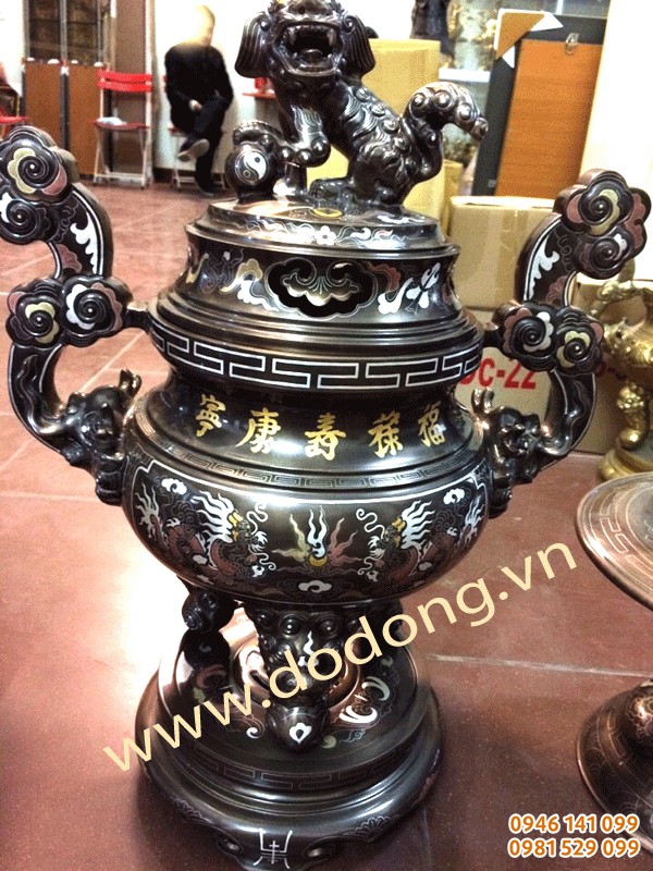 quả đỉnh 60cm ngũ sắc 5 vàng