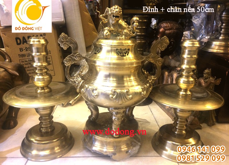 đỉnh đồng tam sự đồng thau