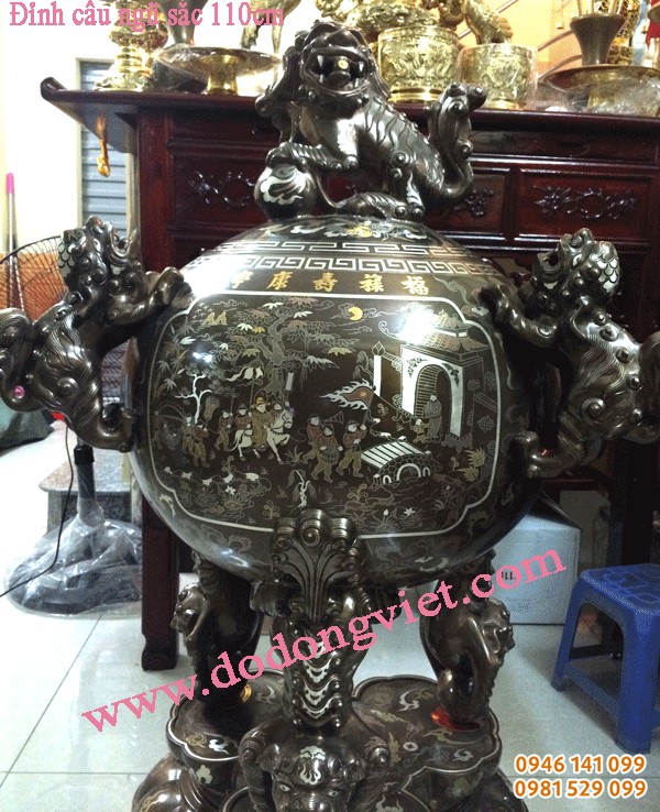 đỉnh cầu ngũ sắc 120cm