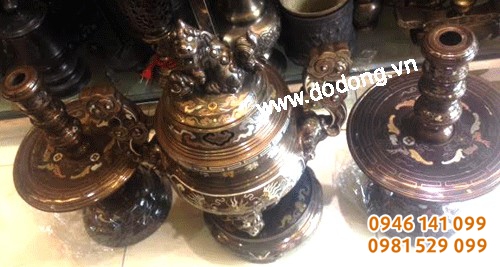 đỉnh rông khảm vàng 24k