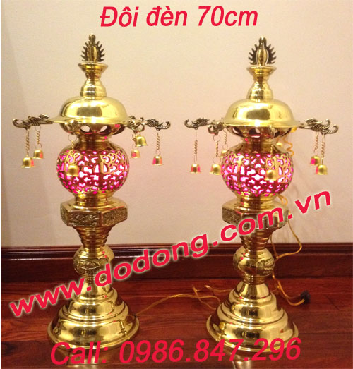 Đèn hoa chuông cao 65cm đại phát