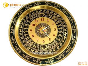 Đồng hồ mặt trống đồng quà tặng khách nước ngoài