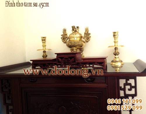 Bộ đỉnh thờ đồng mỹ nghệ lộc thành