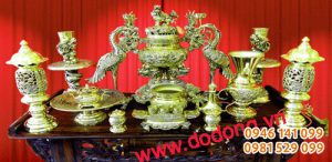 Các mẫu bộ đồ thờ cúng đồng dapha đẹp 2015