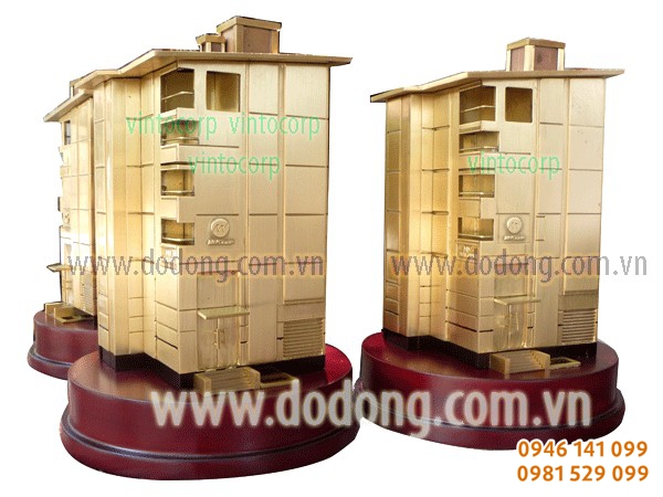 Đúc đồng mô hình tòa nhà lưu niệm