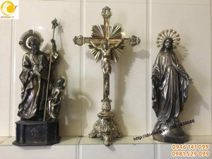 Đúc tượng đồng công giáo, chúa giê su, đức mẹ maria