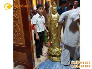 Đúc tượng Phật quan thế âm Bồ Tát