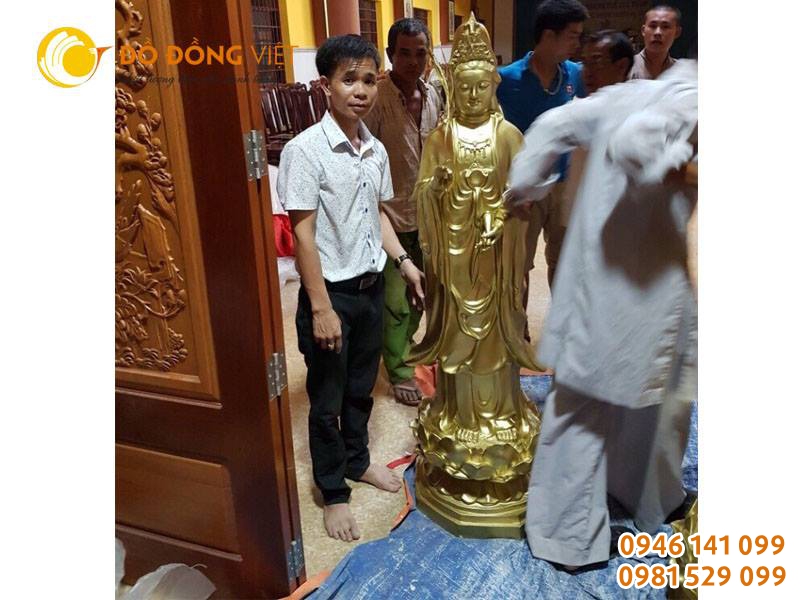 Đúc tượng Phật quan thế âm Bồ Tát