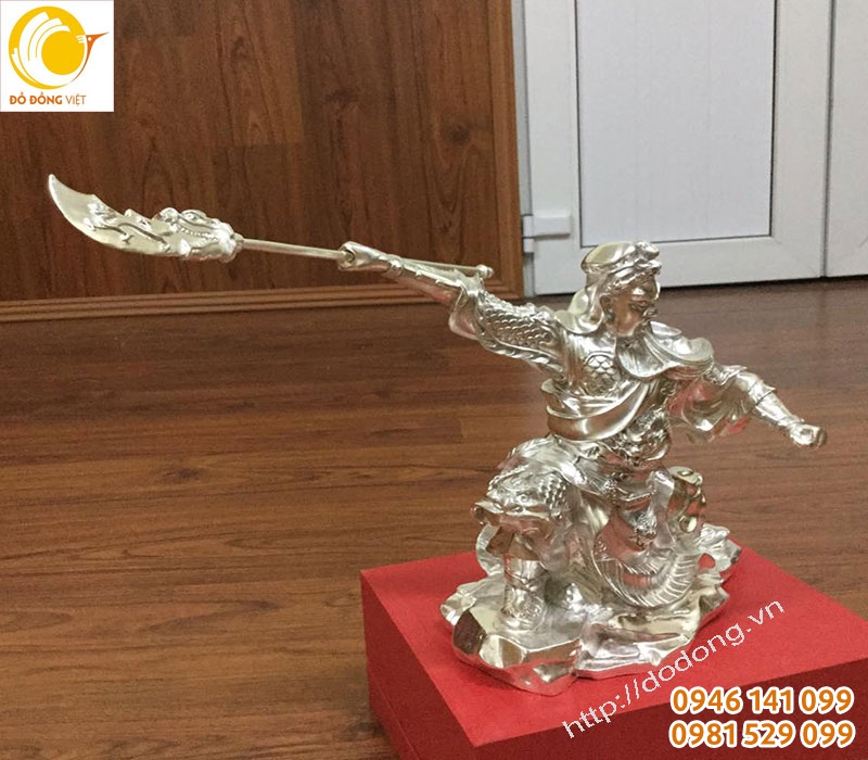 đúc tượng quan công bạc, tượng quan công