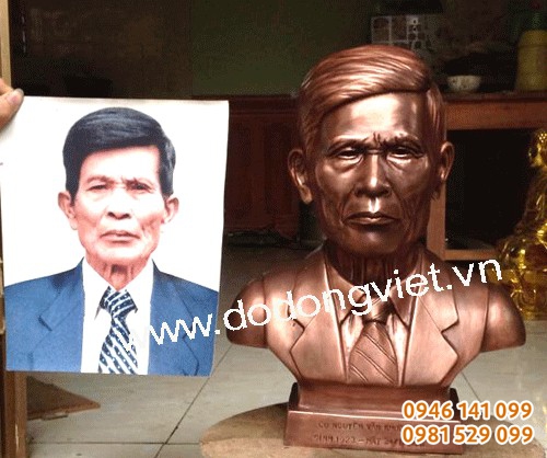 tượng đồng chân dung