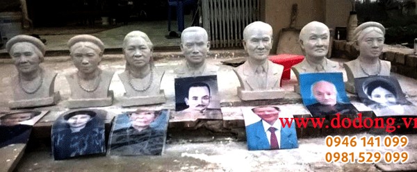 tượng bán thân băng đồng