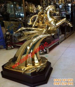 Tượng thánh gióng mạ vàng 36cm,60cm tại Hà nội