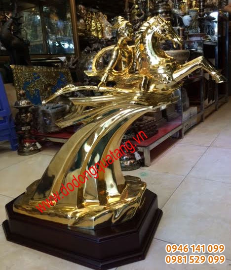 Tượng thánh gióng mạ vàng 36cm,60cm tại Hà nội