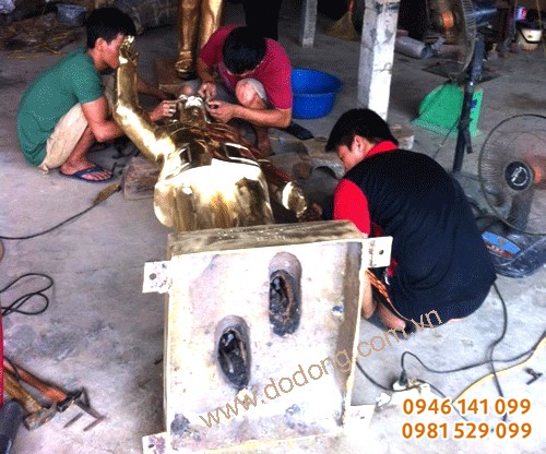 đúc tượng bác hồ bằng đồng