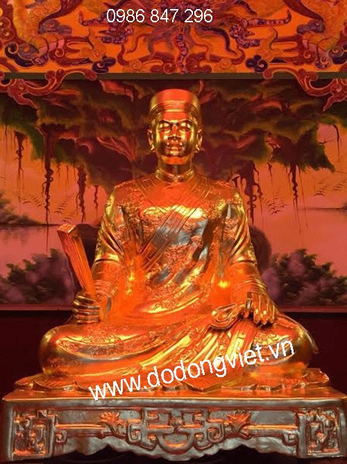 tượng phật thếp vàng
