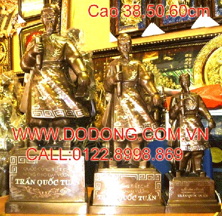 Trần quốc tuấn cao 40cm,50cm,60cm,70,90,1,2m