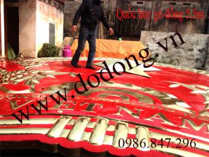 Quy trình gò đồng Quốc huy lớn nhất Việt nam 5,5m quốc huy bằng đồng
