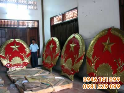 dập quốc huy bằng đồng