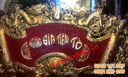 cuốn thư đồng vàng 120cm