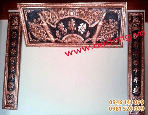 cuốn thư câu đối đồng