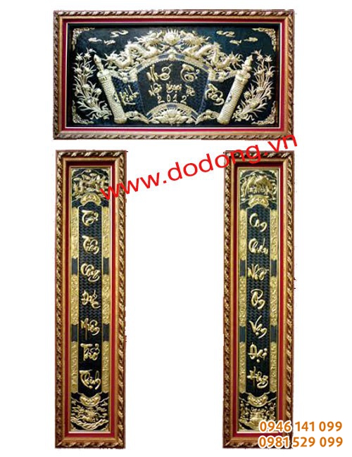 hoành phi khung gỗ