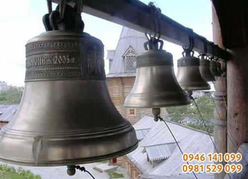 Chuông treo nhà thờ công giáo bằng đồng