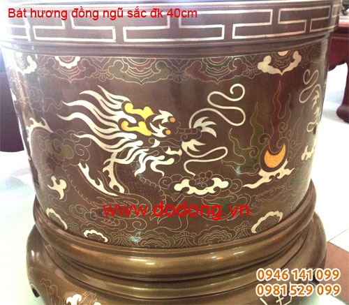 nghệ nhân khảm bát hương đồng đẹp