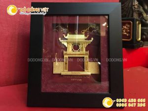 Giá bán tranh Khuê Văn Các vàng lá 3D