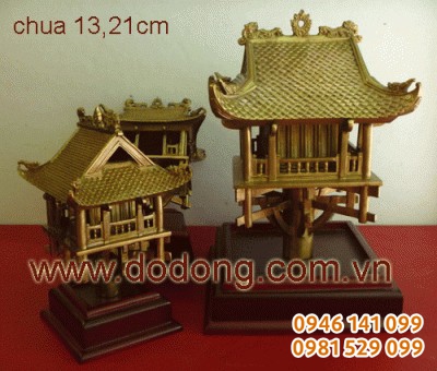 Chùa một cột đúc bằng đồng nguyên chất